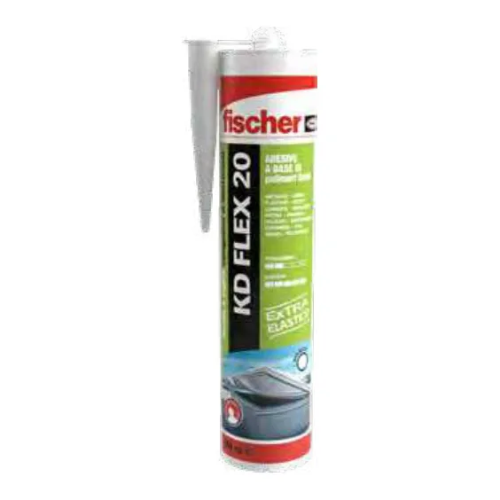 Sigillante adesivo ibrido fischer KD FLEX 20 – bianco, 290 ml