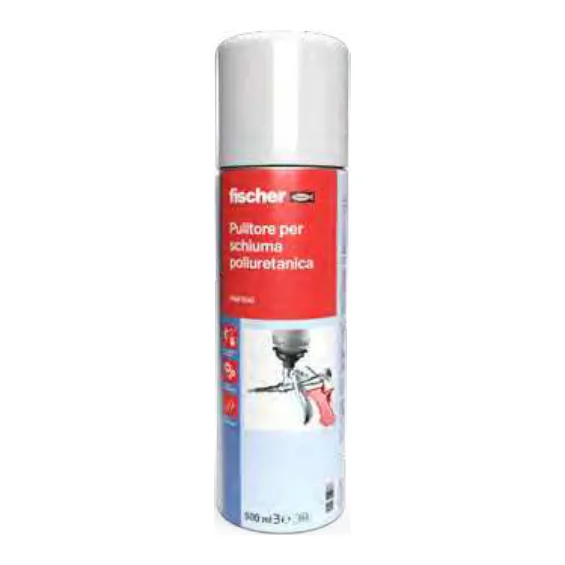 Pulitore per schiuma poliuretanica fischer PUR 500 – bombola 500 ml