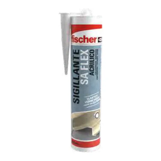 Sigillante acrilico elastico fischer SA FLEX – bianco, 310 ml