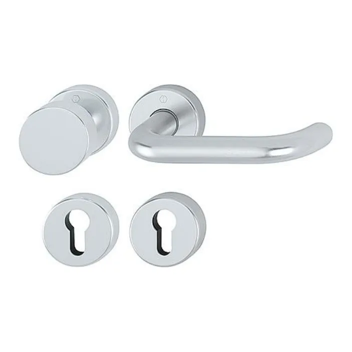 Guarnitura pomolo/maniglia HOPPE Paris 58/42H/42HKVS/138 Sertos – alluminio F1