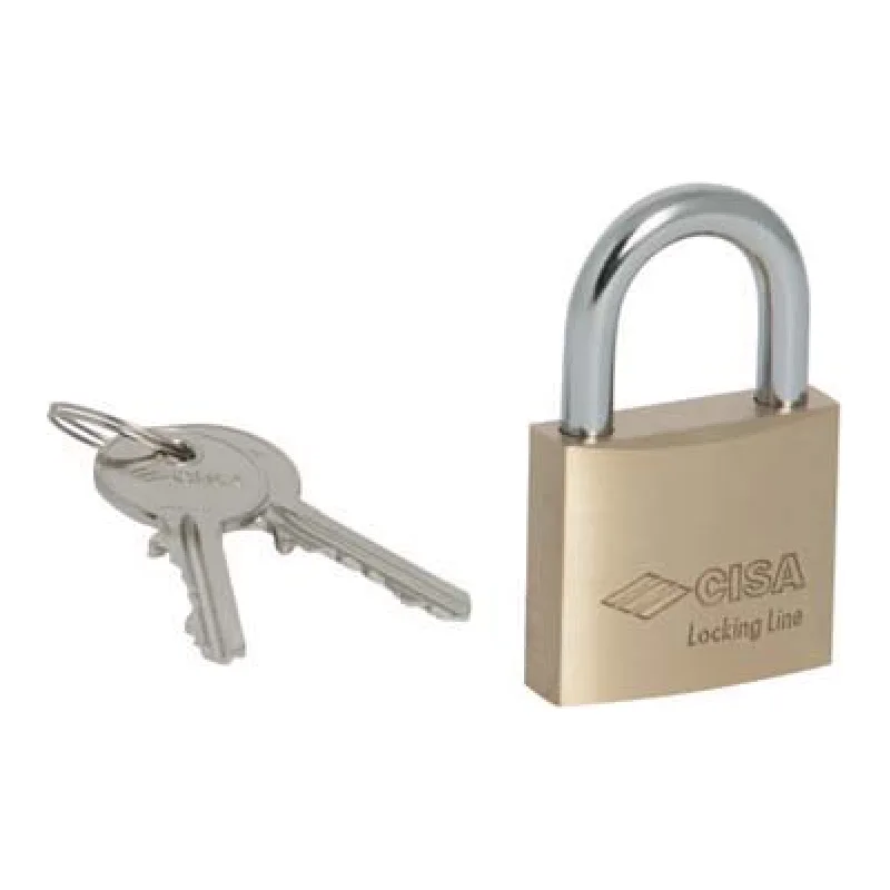 Lucchetto in ottone CISA Locking Line – 40 mm, arco normale