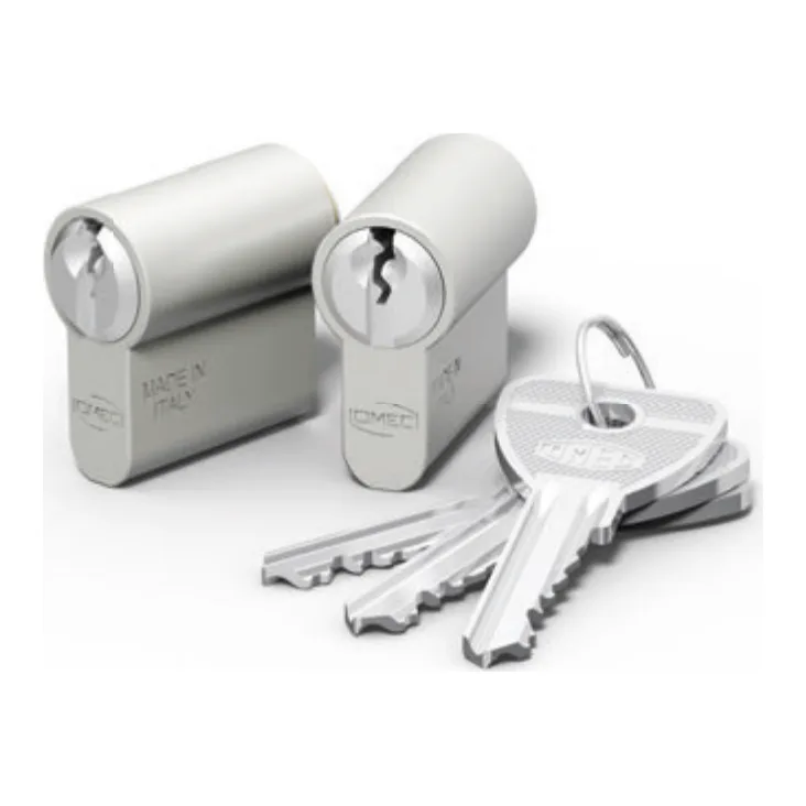 Coppia moduli OMEC per cilindro modulare serie 120 chiave a cresta – 30+30 mm