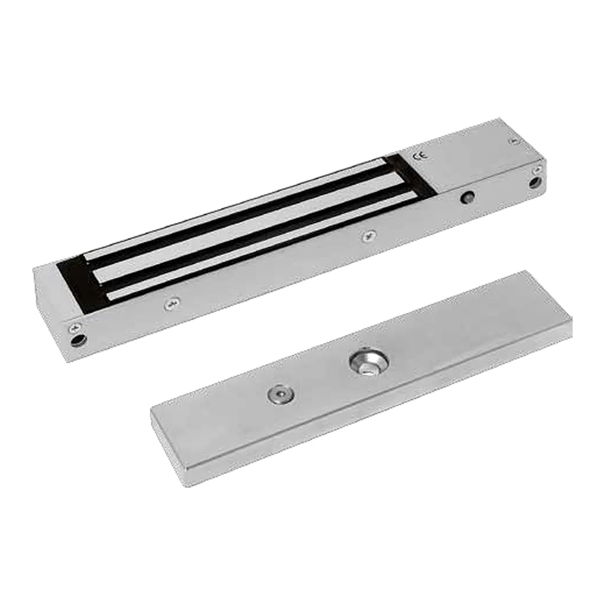 Elettromagnete Opera Safety Mini con sensore 13700 – 300 kg, 12/24 Vdc, argento