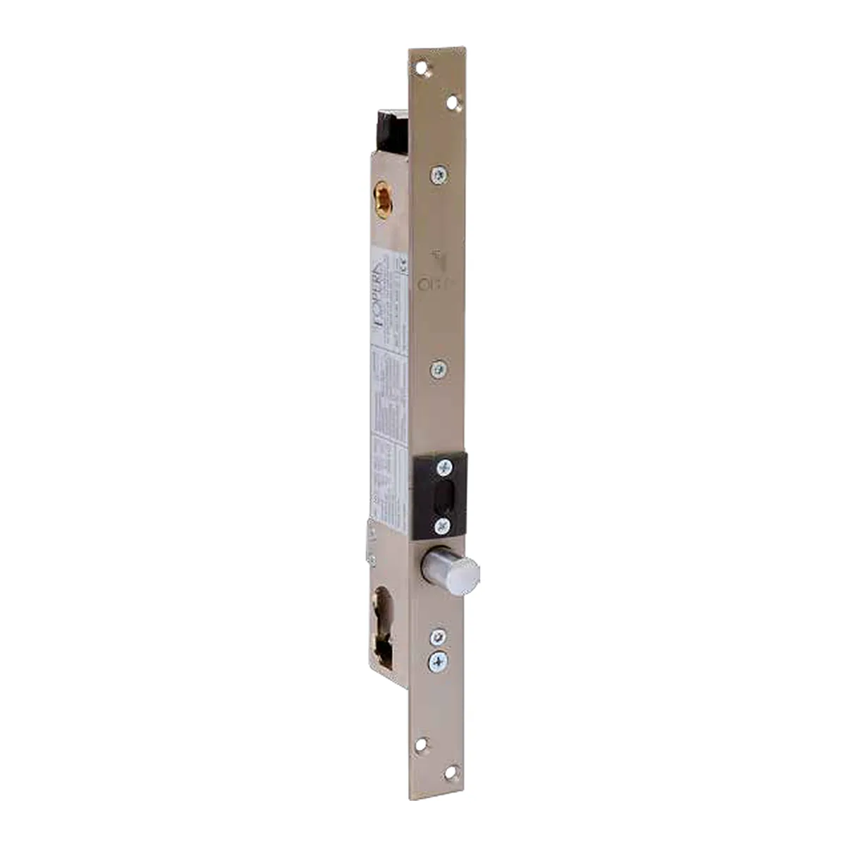 Elettropistone verticale Opera Prima 25608 – aperto senza corrente, quadro 8 mm