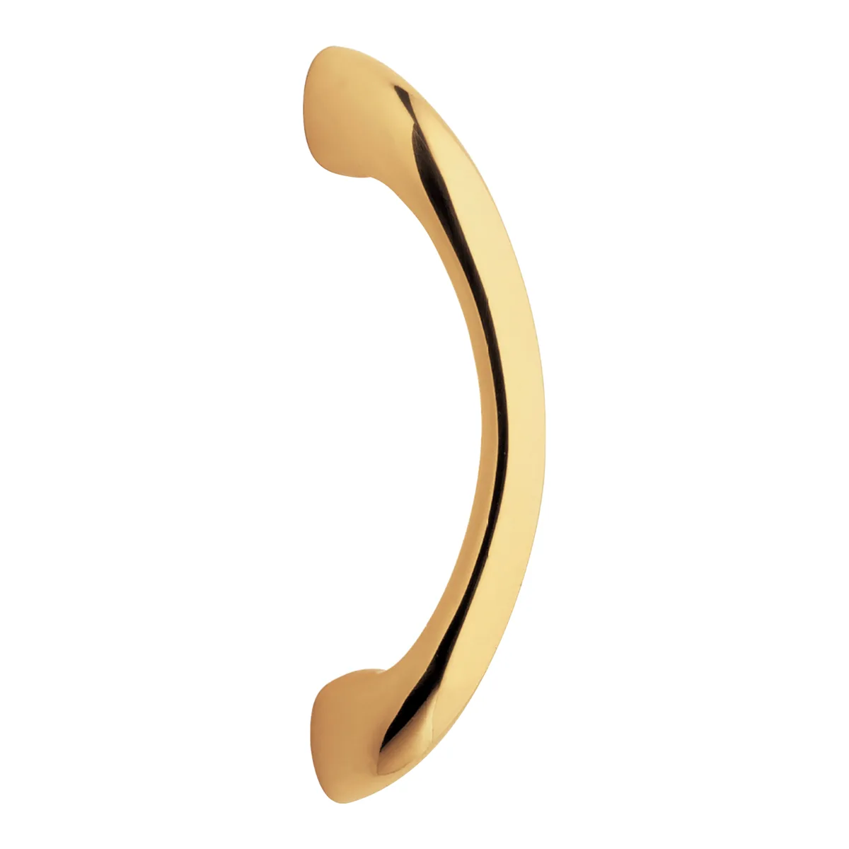 Maniglione Reguitti Artemio 325 spostato interasse 200 mm – ottone lucido