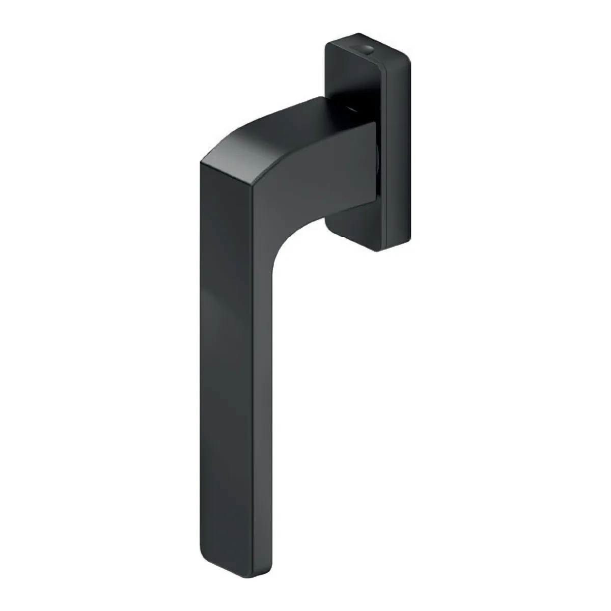 Maniglia DK Reguitti Lisa 732 TechPlus rosetta 24x58 – nero opaco RAL 9005